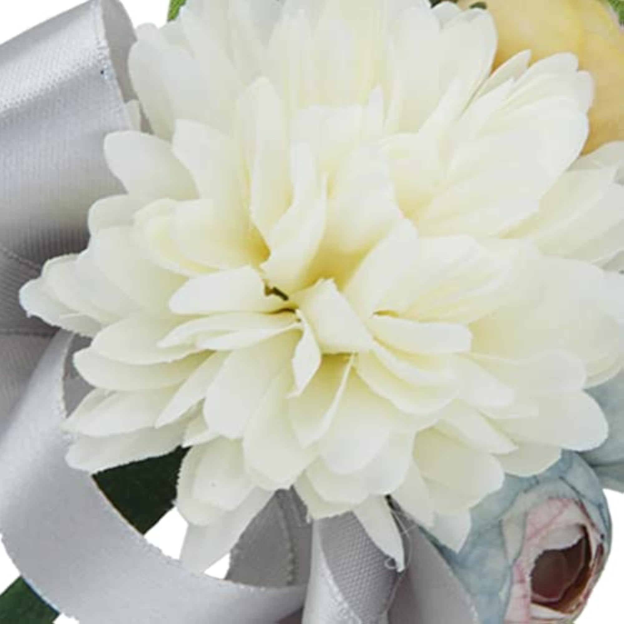 Wedding Groom Tuxedo Boutonniere Flower Brooch